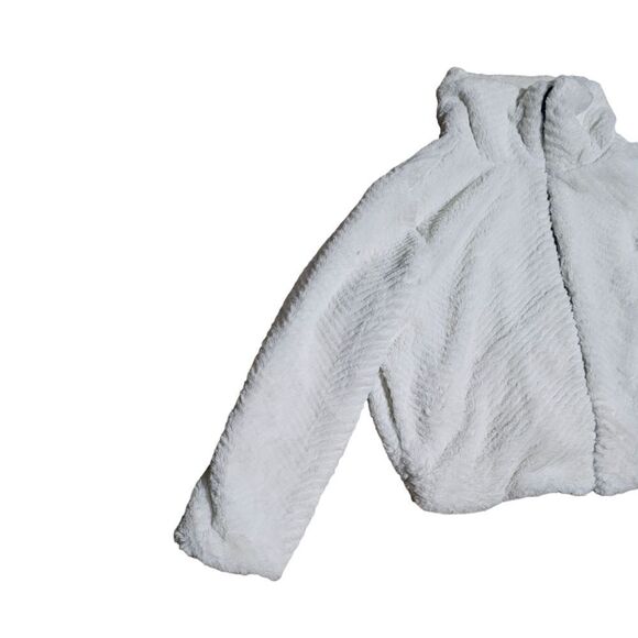 Women's OPHELIA ROE Faux Fur Zip Jacket Medium - Picture 3 of 5